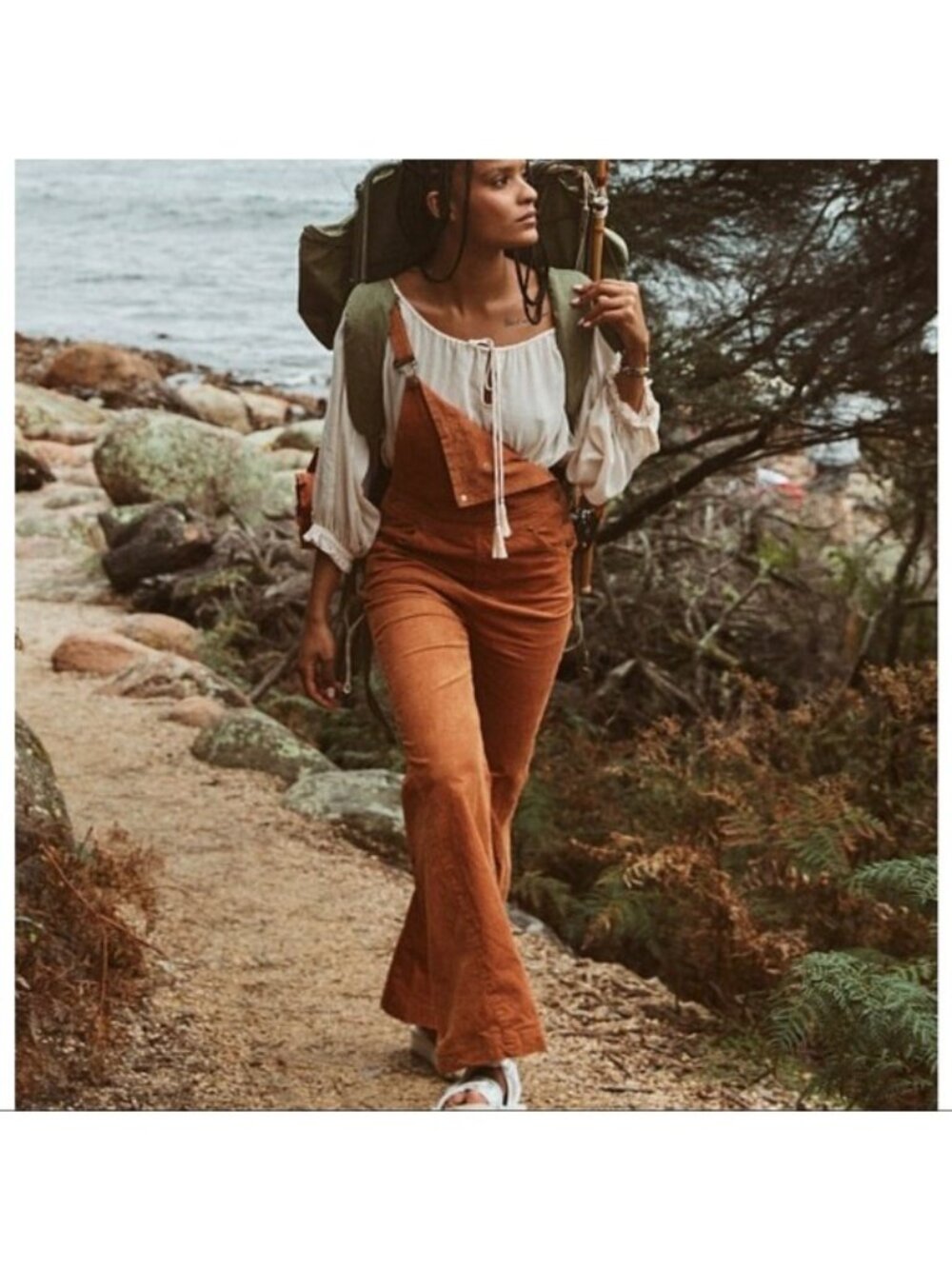 Spell NWT Age Of Aquarius Twill Cord Overalls in XS